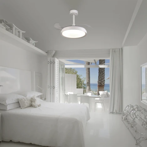 Люстра потолочная-вентилятор LED с ПДУ Mantra Mistral 8826