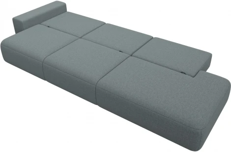 Диван прямой Лига-036 НПБ Модерн Лонг подлокотник слева Лига Диванов (Рогожка) арт.124213L