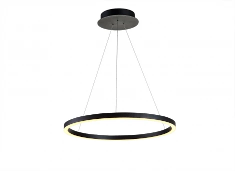 Подвесной светильник Donolux Ringlet S111028/1 D600 Black (LED, 220V, на тросе, кольцо)