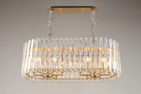 Подвесная люстра Aployt Verene APL.808.13.12 (220V, хрусталь, на цепи, свеча)
