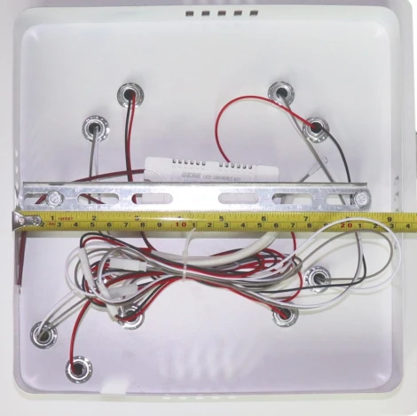 Потолочная люстра с таймером Natali Kovaltseva Smart Home LED LAMPS 81218 (220V, голосовое управление, пульт управления, управление смартфоном, умный дом - Алиса, Tuya Smart, Сири, Smart Life)