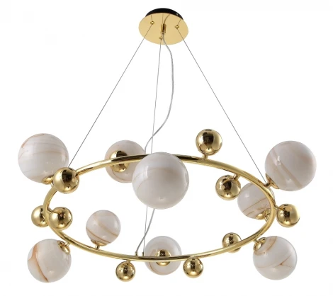 Подвесной светильник Crystal Lux SALVADORE SP9H GOLD