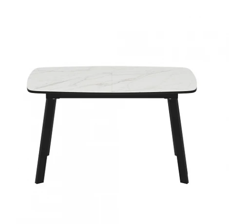 Стол Валенсия Greys white, Чёрный Аврора Валенсия 102073