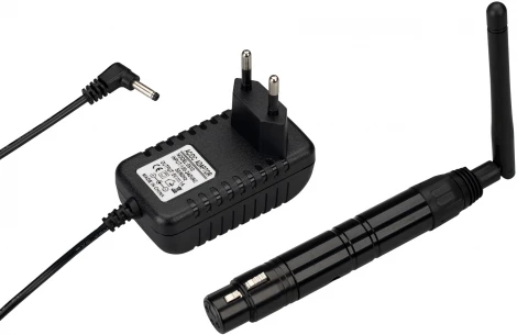 Усилитель SMART-DMX-Receiver Black (5V, XLR3 Male, 2.4G) (IP20 Металл) 028417 Arlight