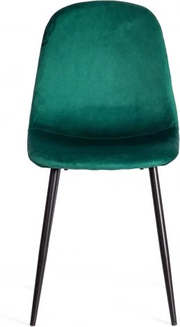 Обеденный стул Tetchair BREEZE (Вельвет,Металл/Зеленый,Черный)