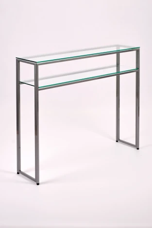 Консольный стол AllConsoles 1041-CS clear серебряный