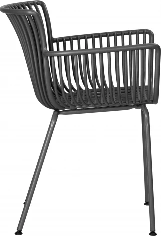 Стул обеденный DOBRIN ROSS (темно-серый (GR-04) без подушки)