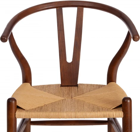 Стул WISHBONE (mod.CB2212) дерево вяз, 57*50.5*79.5, Темный Орех (№5) Tetchair 12826