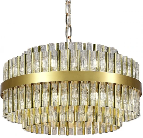 Подвесная люстра Newport 8520 8529+7/C gold