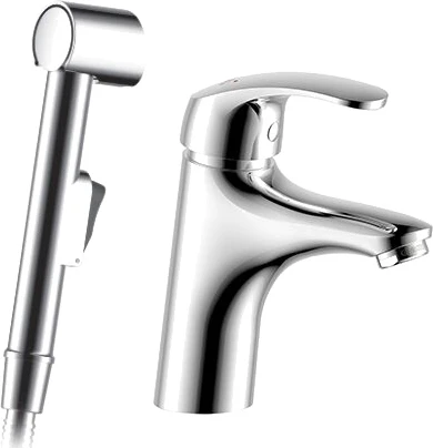 Смеситель Damixa RedBlu Palace One 410300000 для раковины с гигиеническим душем