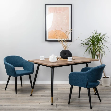 Стул R-Home Oscar БлюАрт/Чёрный