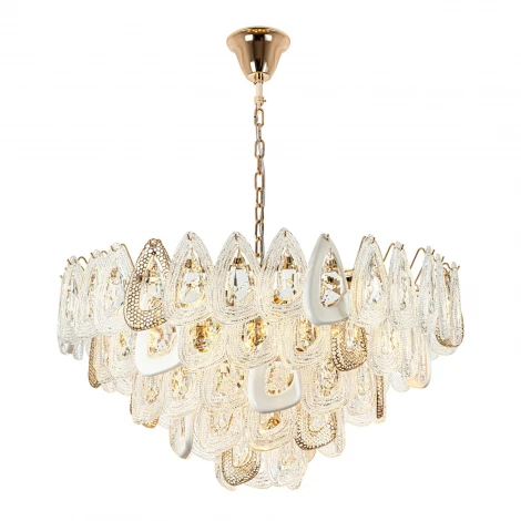 Подвесная люстра хрустальная Modelux ML.6775.800 GD