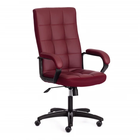 Кресло Тренди/Trendy (22) кож/зам/ткань, бордо/бордо, 36-7/13 Tetchair 19518