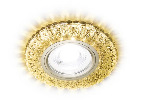 Встраиваемый точечный светильник Ambrella Декоративные Кристалл Лайт S310 CH/W (220V)