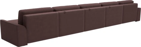 Диван п-образный Лига-048 НПБ МегаЛонг Лига Диванов (Замша) арт.128335