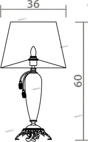 Интерьерная настольная лампа Divinare Simona 5125/12 TL-1