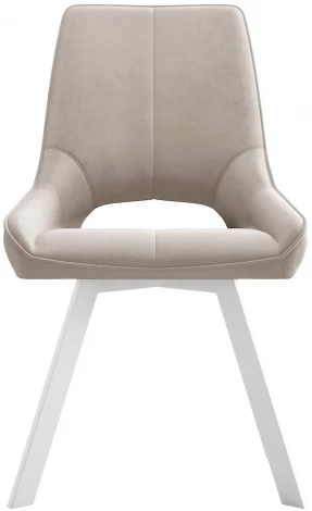 Стул 268 Z128 бежевый, ножки белые Dikline 00-00062322