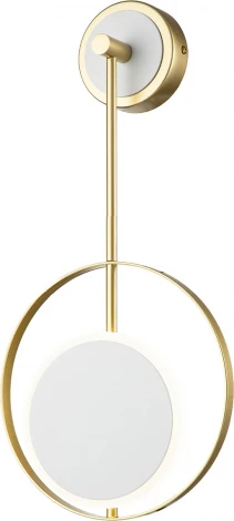 Настенный светильник светодиодный Escada Hypnosis 10206/SG LED White/Gold 7Вт, металл/акрил, белый/золото