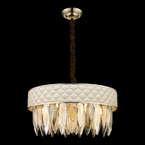 Подвесная люстра Wertmark Ornella WE143.13.303 (220V, хрусталь, на цепи, круглые)