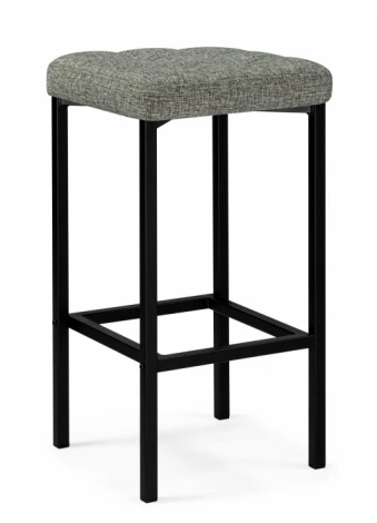 Барный стул Woodville Лофт (Металл, Рогожка/Черный) арт.614945