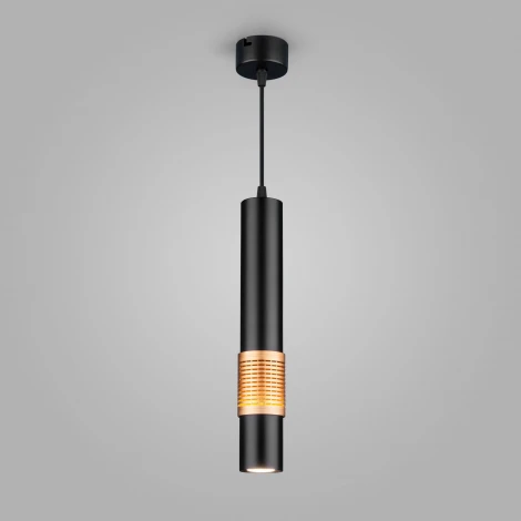 Подвесной светильник Elektrostandard DLN001 MR16 черный матовый/золото