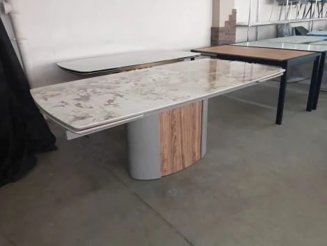 Стол БАТИСТ 200 цвет ПАТАГОНИЯ (PATAGONIA), керамика / ЛАТТЕ / ОРЕХ ЭККО M-City 64769