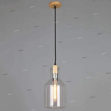 Подвесной светильник Omnilux OML-910 OML-91006-01 (220V, бук, на проводе, круглые)