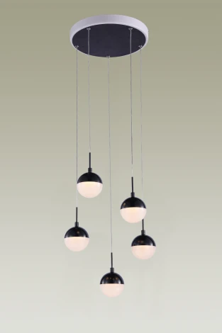 Подвесной светильник Moderli Renata V2833-5PL (LED, 220V, на проводе, шарики)