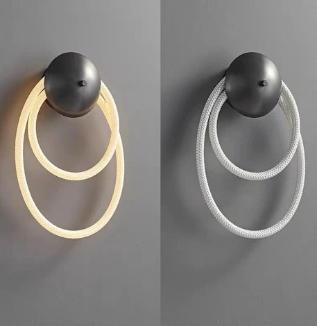 Настенный светильник с гибким неоном Lightera Tura LE103W-47BA STEEL (LED, 220V)