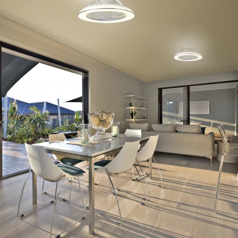 Потолочная люстра светодиодная с вентилятором Mantra Samoa 7842