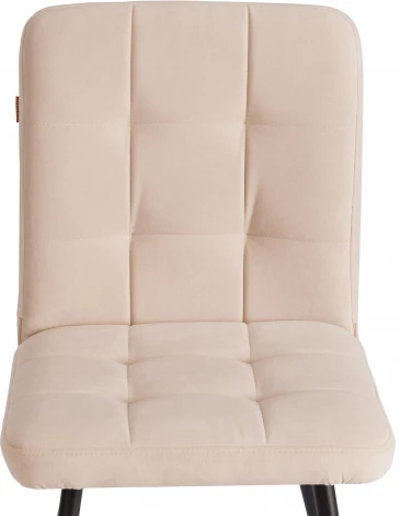 Стул обеденный Medeo Tetchair (Флок/Бежевый,Черный) арт.24810