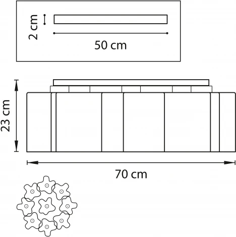 Потолочная люстра Lightstar Nubi 802093 (220V)