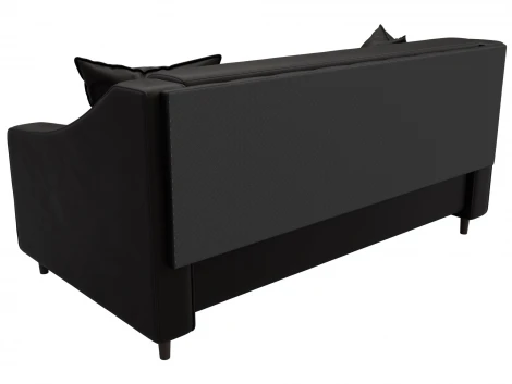 Диван прямой Лига-071 (ЛДСП,Брус,Фанера/Дерево/Экокожа/Коричневый) Лига Диванов 129770