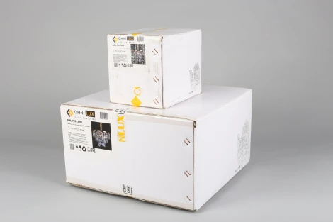 Подвесная люстра ярусная Omnilux 729 OML-72913-09 (220V, хрусталь, на цепи, круглые)