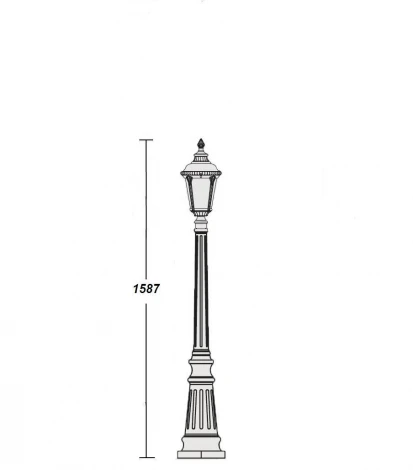 Наземный фонарь Oasis Light 79761S Gb (220V, IP44)