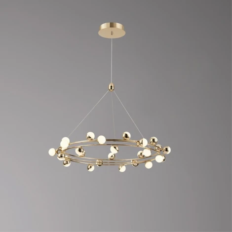 Подвесная люстра светодиодная Aployt Delfin APL.774.03.81 (220V, на тросе, шарики)