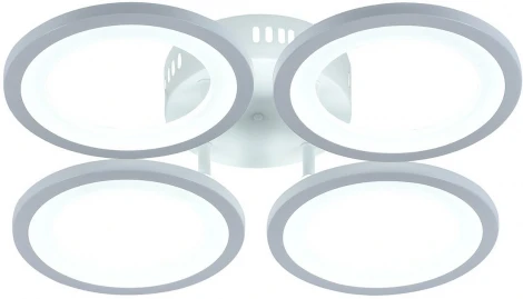 Потолочная люстра (+ночной режим) с пультом 10209/4 LED*60W Escada Corona 10209/4LED 60W кольцо