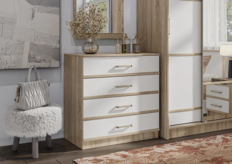 Комод БТС с ящиками Сакура, дуб сонома