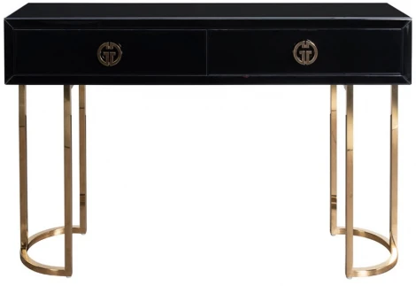 KFG16701 Консоль GD 2 ящика черная 120*30*78см Garda Decor