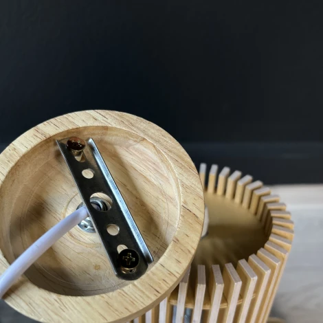 Подвесной светильник Victo Натуральное Дерево ImperiumLoft Secto3 (194922-26) (220V, на проводе)