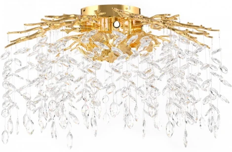 Потолочная люстра хрустальная Arte Milano Milano-3 23312.700.6.G9.B GD (220V)