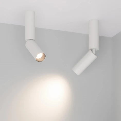 Накладной точечный светильник SP-NUANCE-SURFACE-FLAP-R35-7W Day4000 (WH, 36 deg, 230V) (Arlight, IP40 Металл) 049916 (LED)