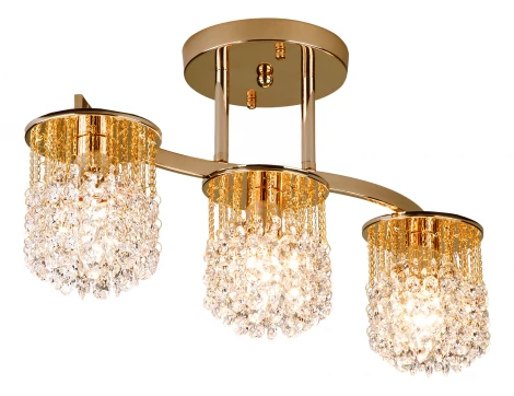 Потолочная люстра Eurosvet 3222 3222/3 золото Strotskis