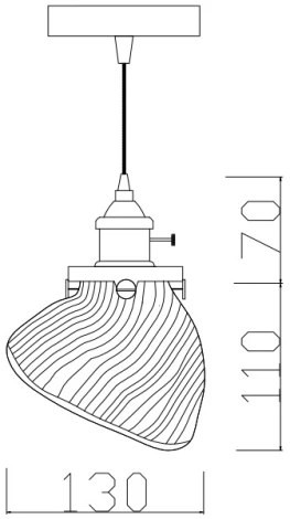 Подвесной светильник Loft Sea Shell ImperiumLoft 40,57 (74864-22) (220V, на проводе)