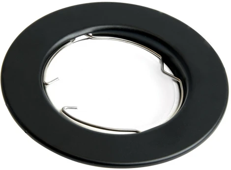 Светильник встраиваемый Feron DL10 48464 50W G5.3 черный (12V, круглые)