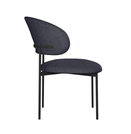 Стул DikLine 201 NS13 GRAPHITE, ножки черные 00-00082042