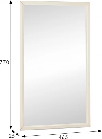 Зеркало настенное Артемида слоновая кость 77 см х 46, 5 см Mebelik арт.008049