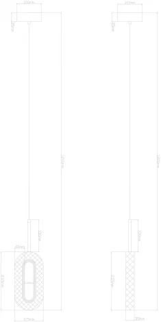 Подвесной светильник Ovale A2489SP-1GO Arte Lamp (LED, 220V, на проводе)