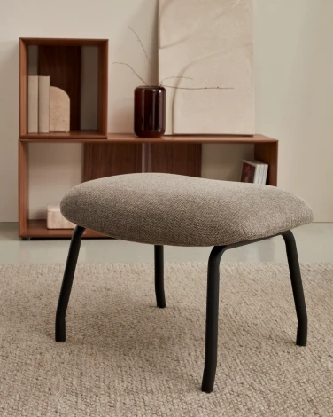 Пуфик La Forma (ex Julia Grup) Belina (Коричневый/ Фанера)