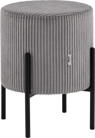 Пуф Stool Group Спейси велюр рельефный бежевый арт.УТ000040017